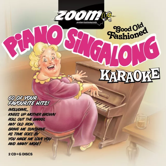 Zoom Karaoke CDG Disc- Good Old Fashioned Piano Singalong Karaoke (ZPIANO)