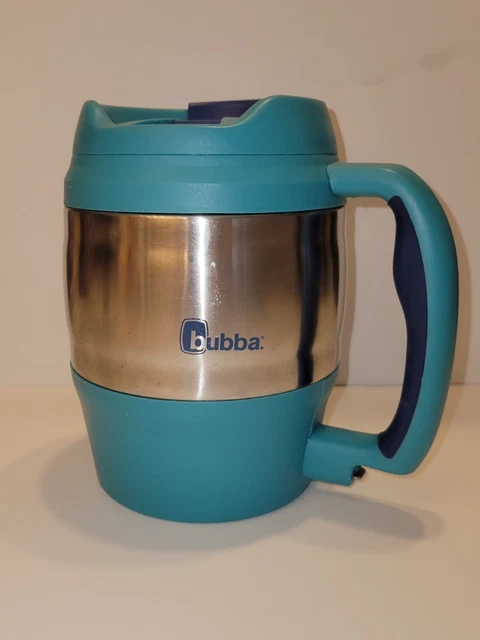 Bubba Keg 52oz Jug Teal Blue Green Insulated Desk Mug Hot/Cold Double Wall