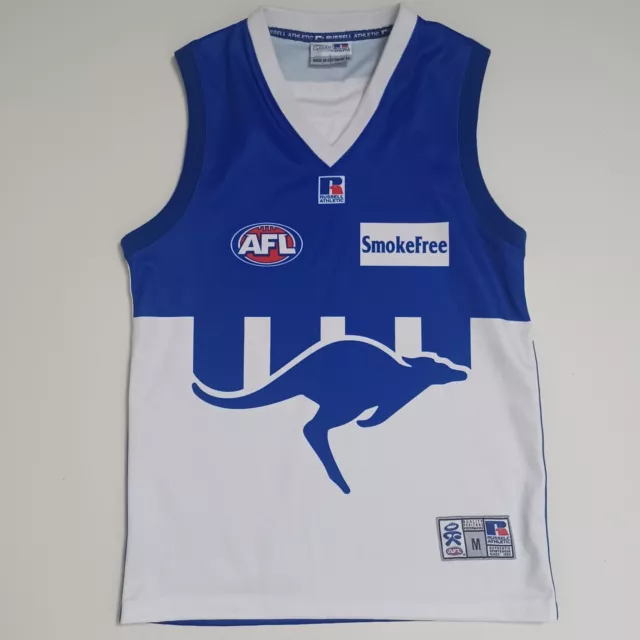 Vintage North Melbourne AFL Jumper Guernsey Jersey. Bounding Kangaroo '01 Size M