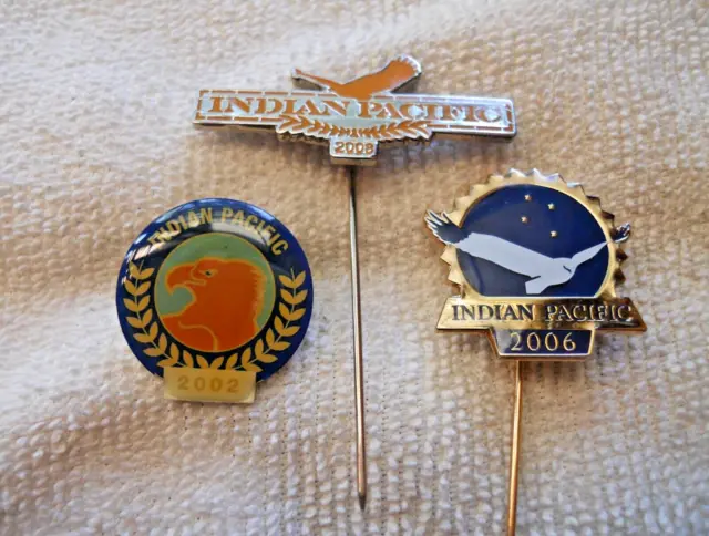 Indian Pacific Locomotive Pin-Badges