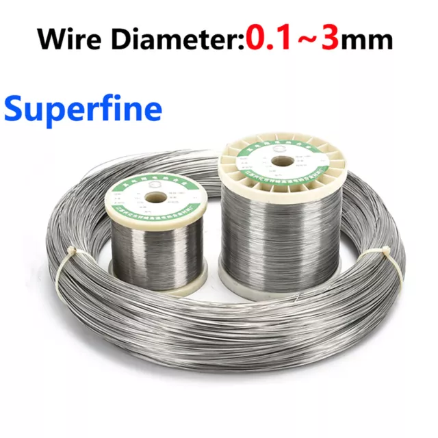 Fine Steel Wire 0.1-3mm Stainless Steel Wire Rope Soft/Hard Bead Stringing Wire