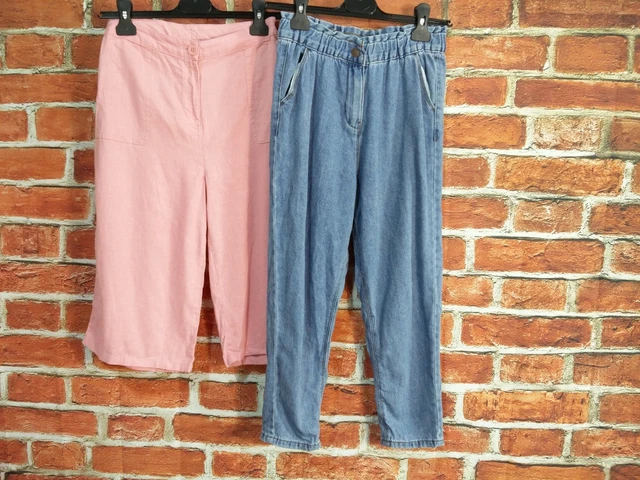 Pacchetti Pantaloni Di Lino Jeans Bambina 9-10 Anni 100% Next Boyfriend 140Cm