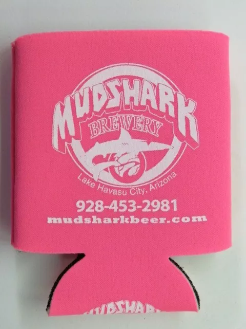 Bierflasche Kann Halter Pink Koozie: Mudshark Brewery ~ See Havasu Stadt,Arizona