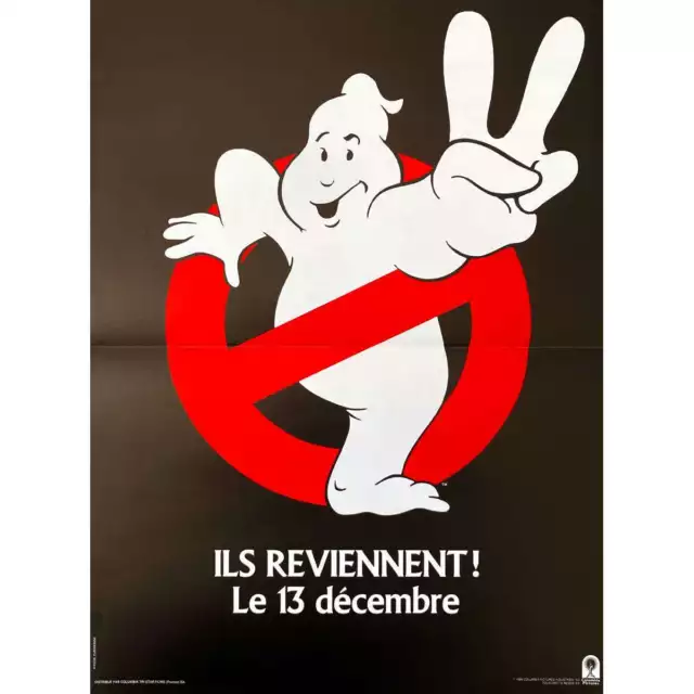 SOS FANTOMES 2 - GHOSTBUSTERS II Affiche de film Prev. - 40x54 cm. - 1989 - Bill