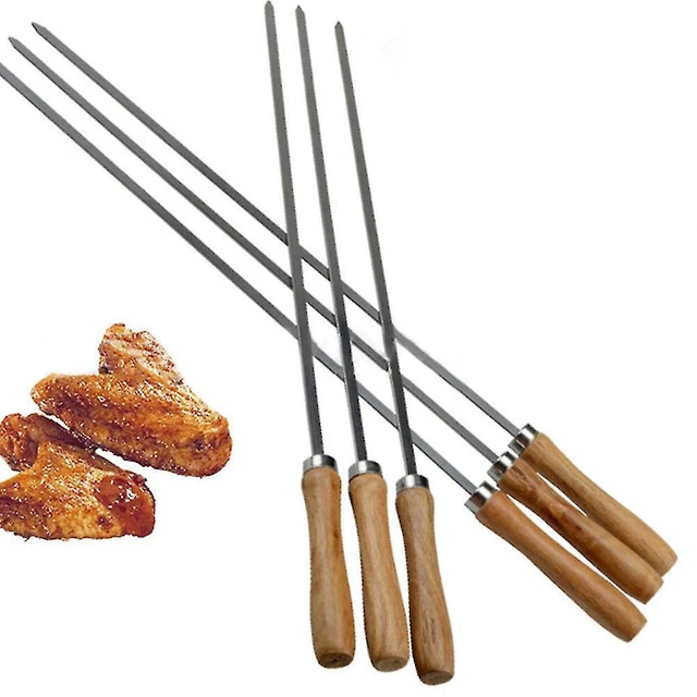 Grillspieße Edelstahl 30cm - 20 Stück Für Perfekte Schaschliks