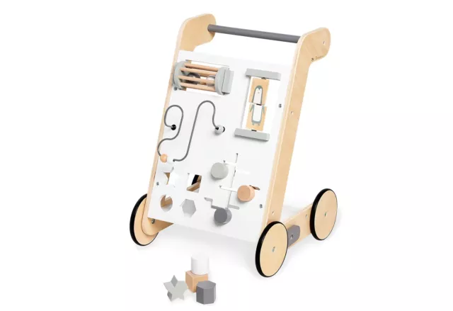 Chariot De Marche Tino En Bois Avec Activités