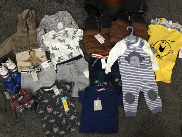 Pacchetto vestiti bambino 9-12 mesi nuovo con etichette