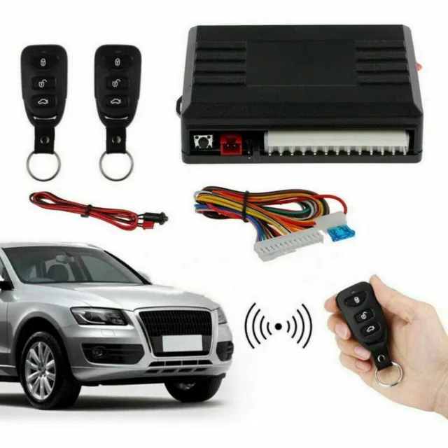 Kit Set Verrouillage Centralisé Port 2 Télécommandes Universel ECU Voiture