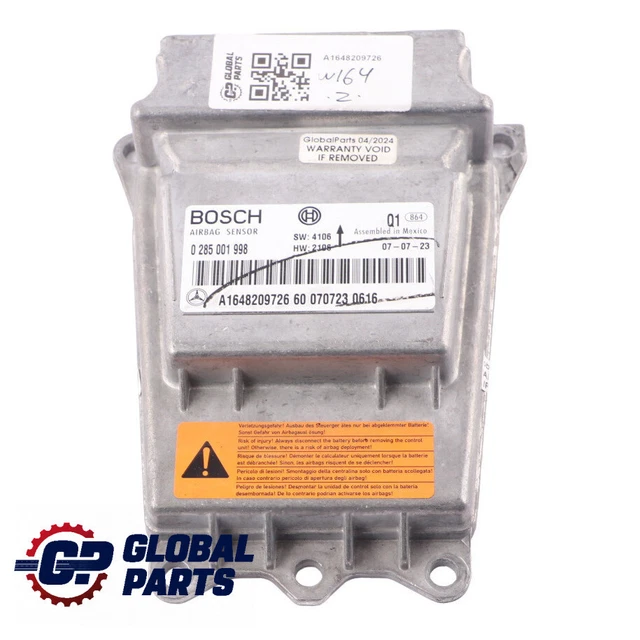 MERCEDES W164 AIR Module ECU Sensor Control Unit A1648209726 $128.48 ...