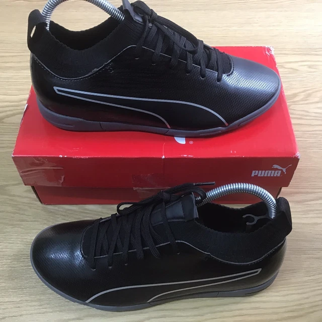 Scarpe da ginnastica nere Puma da uomo EVOKNIT da uomo UK taglia 7. Nuovo in scatola. (165)