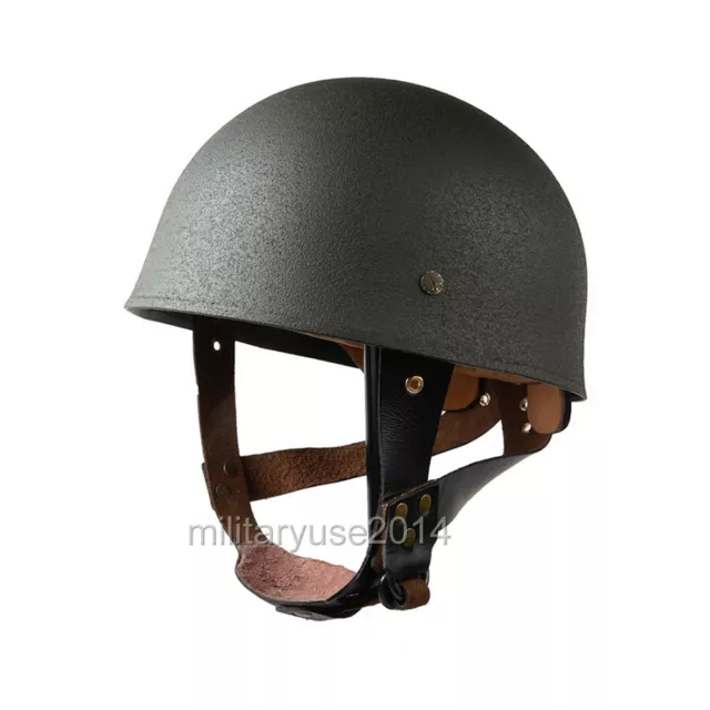 WWII WW2 British Army BRODIE PARATROOPER AIRBORNE STEEL HELMET WITH LINER