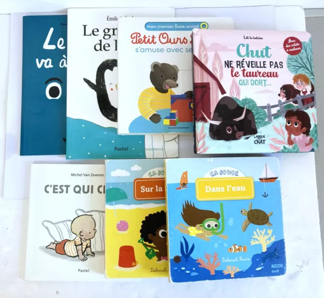 LOT DE 7 livres divers pour enfants 2-4 ans EUR 7,30 - PicClick FR