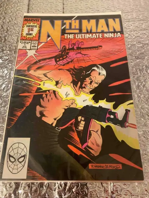 Marvel Comics Nth MAN The Ultimate Ninja #1 AUG 1989