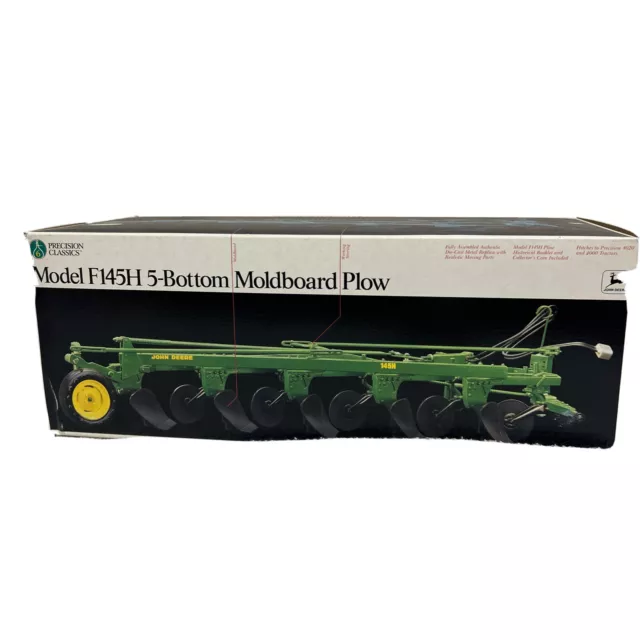 1/16 Ertl John Deere Precision #6 NIB #5763 F145H 5 Bottom Moldboard Plow