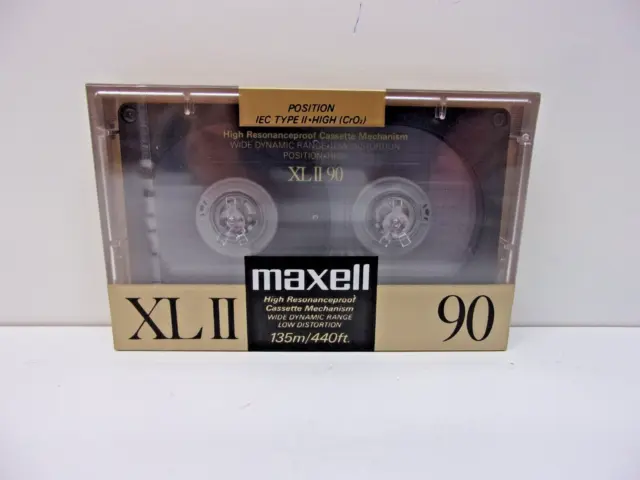 Original Kassette Maxell Xlii 90 Neu Noch In Folie Cassette Vintage Kult
