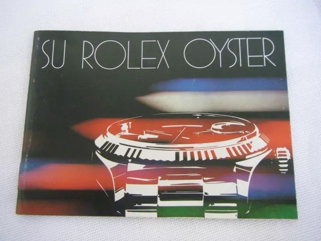 SU ROLEX OYSTER Booklet 50.3.80 SPANISH SUBMARINER Turn O Graph 116610 114300