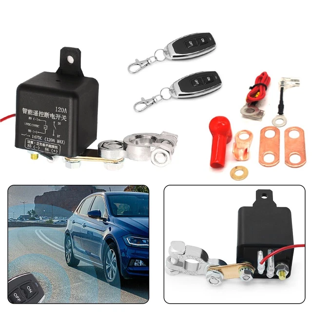 Interrupteur principal isolant de batterie de voiture noir avec compatibilité t