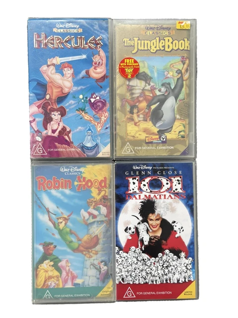 WALT DISNEY CLASSIC VHS Tapes Bulk Collection 11 Movies Children ...