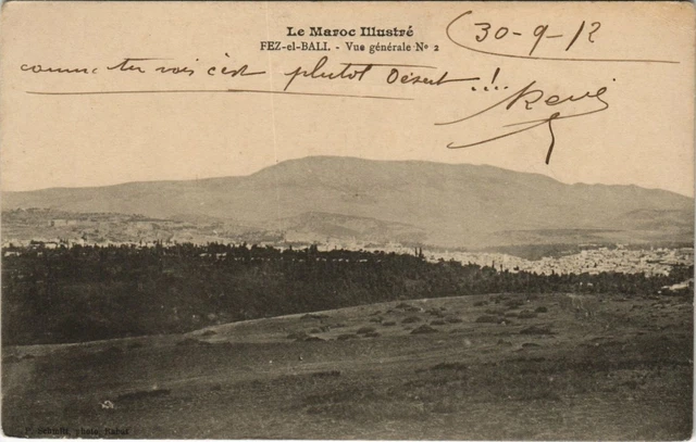 CPA AK MAROC Illustre FEZ-El-Bali Vue générale (38848)