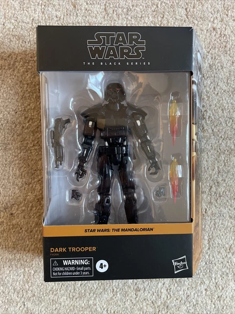 Figura Black Series Star Wars Mandalorian Dark Trooper 6 pollici. Nuovo e non aperto