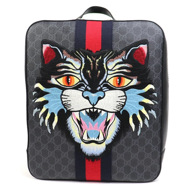 Gucci Supreme Angry Cat Print Baseball Cap Size Xl - Rare Hat £425.00 -  Picclick Uk