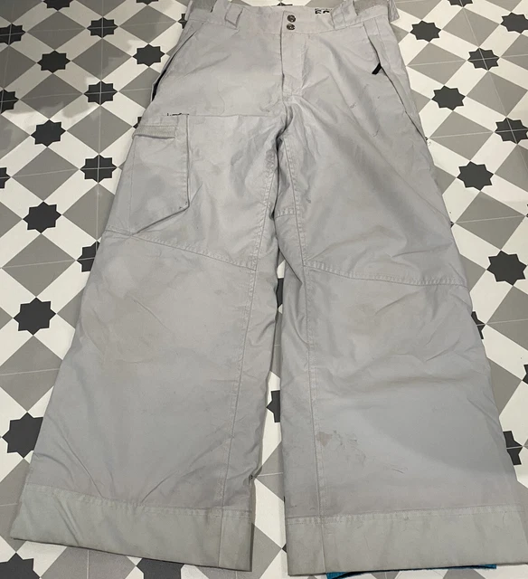 Decathlon Snowboard 500 Ski Snowboard Latzhose hellgrau Alter 12 (143-152 cm)