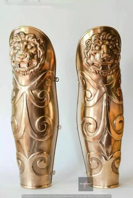 Costume di protezione per le gambe di centurione greco-romano...
