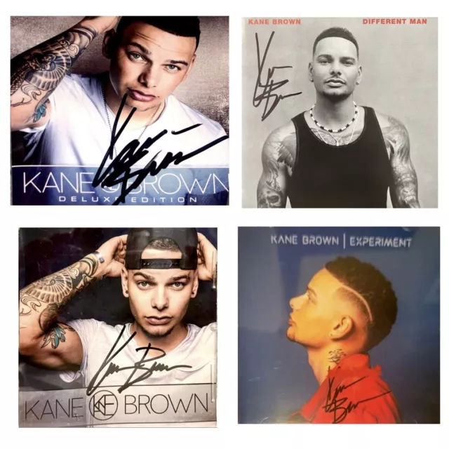 KANE BROWN (4) Signed CD Booklets - Auto - Hand Signed With Proof - Rare! 🔥✍️🎵