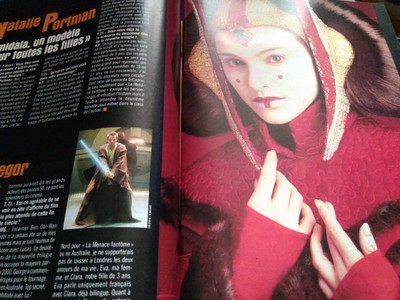 Regarder Star Wars La Menace Fantome MAGAZINE TÉLÉ 7 Jours Spécial Star Wars La Menace Fantôme 1999 EUR 19