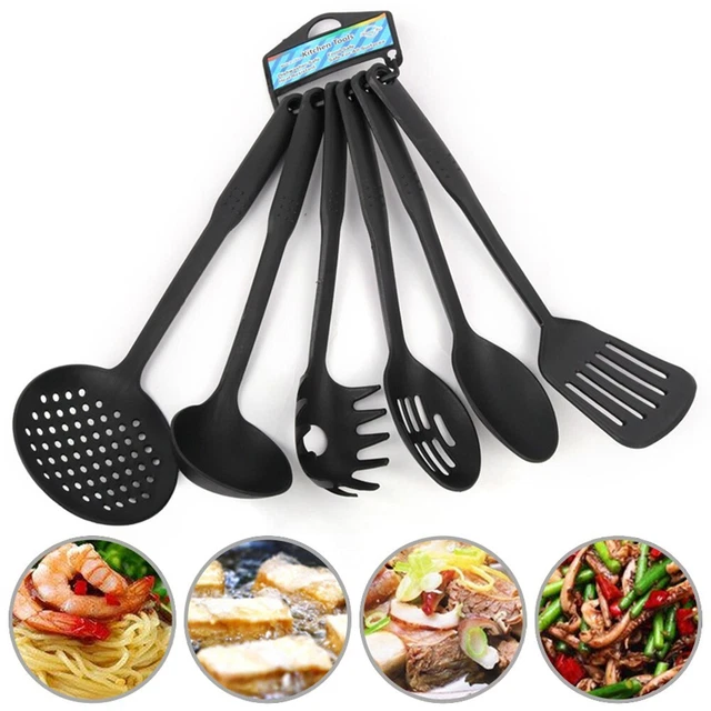 Arrosto utensili da cucina pentole non stick cottura nero spatola