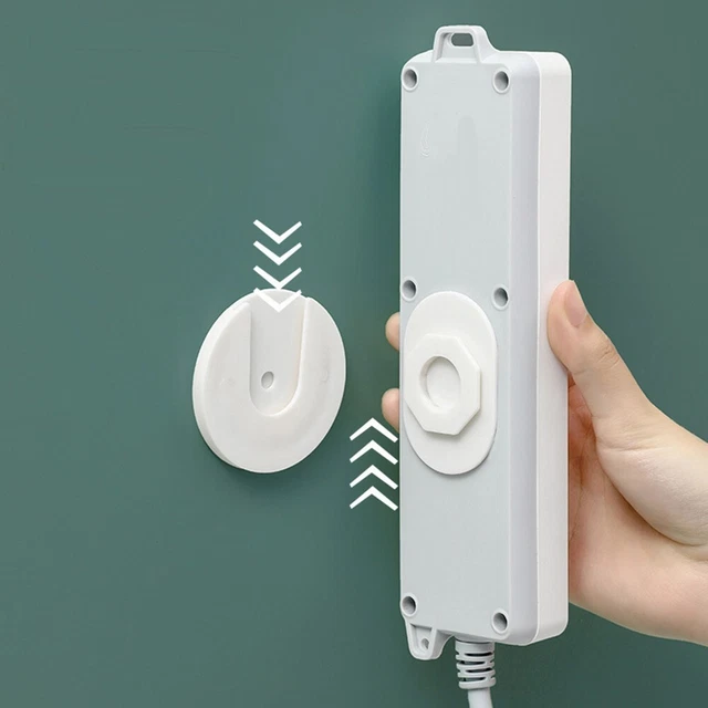 Fissatore presa desktop striscia di alimentazione fissatore piastrelle bagno 4 pz/set kit progettazione scivoli