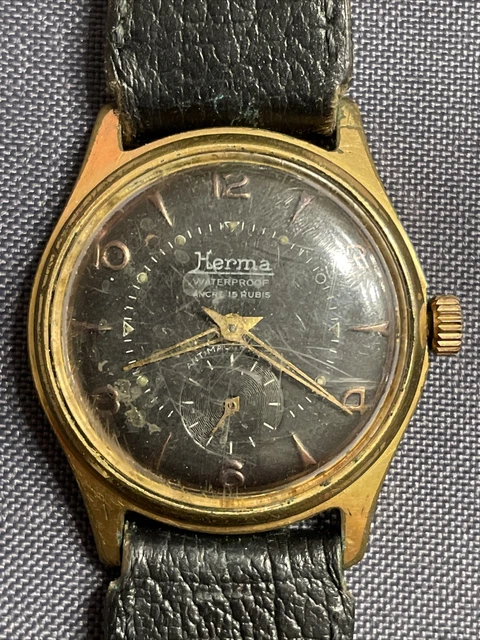 Montre Mécanique Vintage Herma Pour Femme - Ébauche Suisse - Fonctionne - Occasion