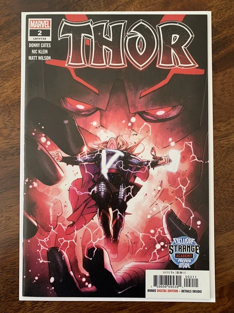 ✨THOR #2 - 1st PRINT Cover A - MARVEL COMICS - LOKI - BLACK WINTER - Cates - NM+