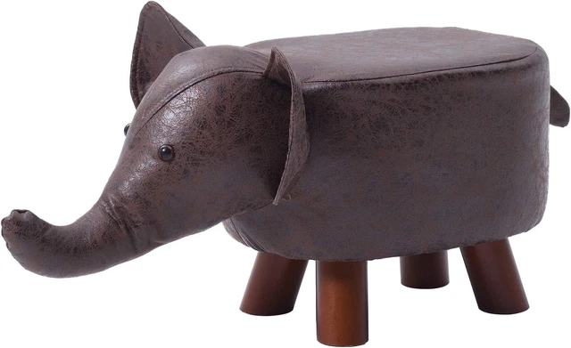 Sgabello per animali IBUYKE, ottomano imbottito, creativo e carino sgabello poggiapiedi