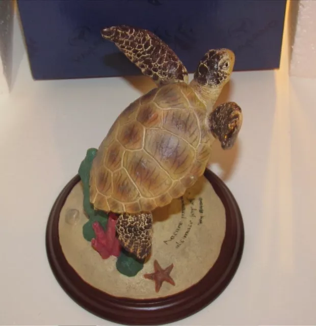 Wyland Inspired Sea Turtle Flight Figurine Sculpture New in Box Wyland Inspired Sea Turtle Flight Figurine Sculpture New in Box