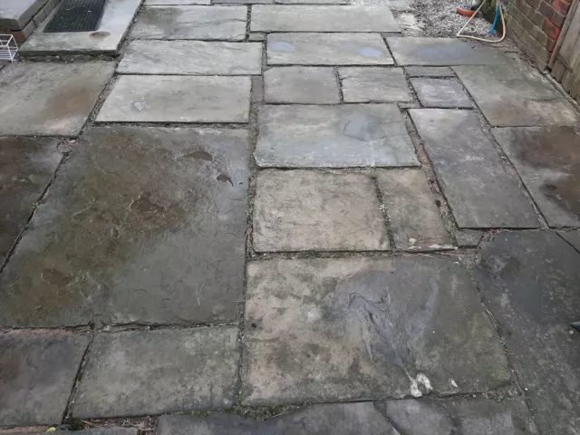 York stone flags top quality slabs patio paths garden house thestonedealer £65