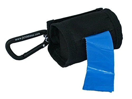 Bags, Portable Fabric Duffel Dispenser and Waste Bag Refill, Easily, Black