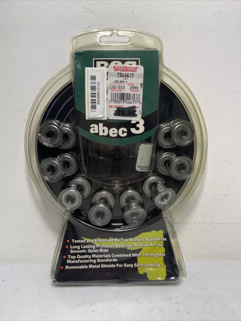 BSB Speed Bearings 16 Bearings Skating Skateboards ABEC 3