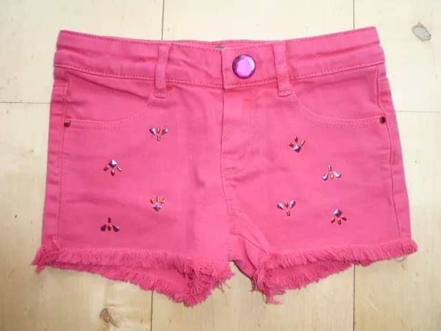 SO 16 -  Catimini  spirit ethnic  JEANSSHORTS,fuchsia  Gr.6a- 7a