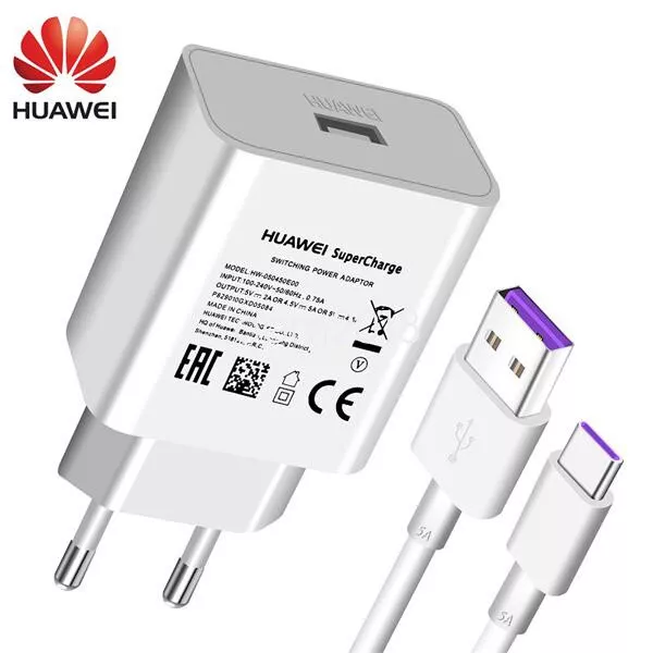 Original Huawei SuperCharge Ladegerät USB Typ C Kabel P20 Pro Mate 20 10 Honor10