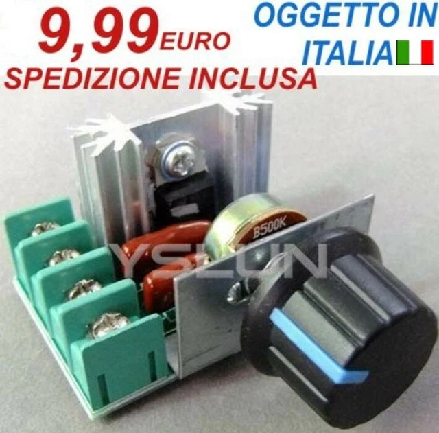 Regolatore Di Velocità PWM DC 12V 20A Dimmer Per Motori Elettrici E Luci