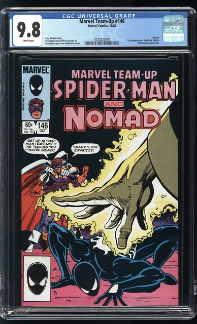 Marvel Team-Up 146 CGC 9.8 NM/M 1st Black Abbott Nomad Taskmaster Spider-Man