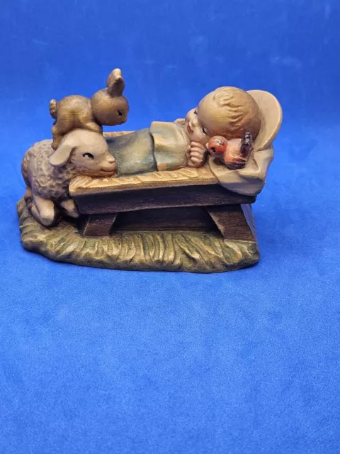 Vintage Anri Hand Carved Ferrandiz Nativity Jesus 4 inch