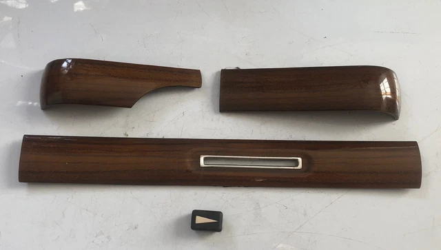 Mercedes W123 240D Zebrano Wood Trim Dash Corners Center