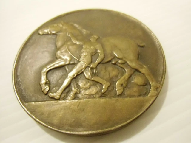 MEDAILLE BRONZE MINISTERE DE L'AGRICULTURE par J. LAGRANGE / 50mm 61.1g