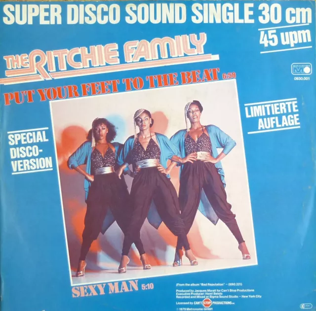 12 " Maxi - Ritchie Family, The - Put Your Feet to The Beat - B395