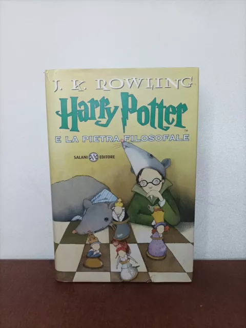 🔴 Harry Potter E La Pietra Filosofale - J.K. Rowling - Tela Rossa 2001 V.Foto