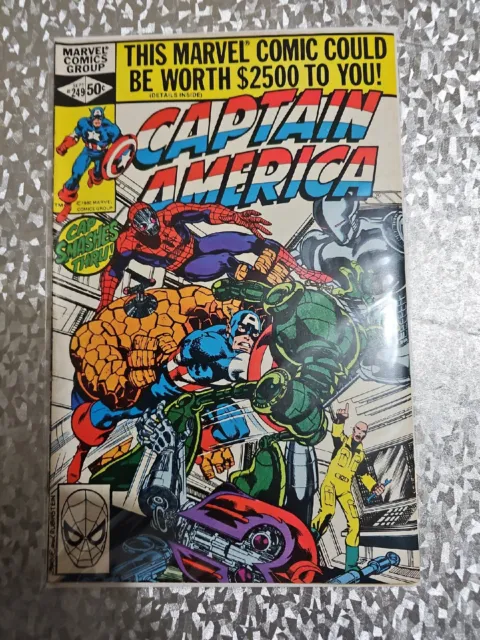 Marvel All-Colour Comics  - Captain America No. 249 September 1980 UK
