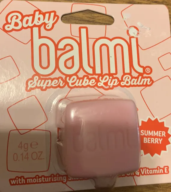 Baby Balmi Super Cube Lip Balm Summer Berry .14 Oz
