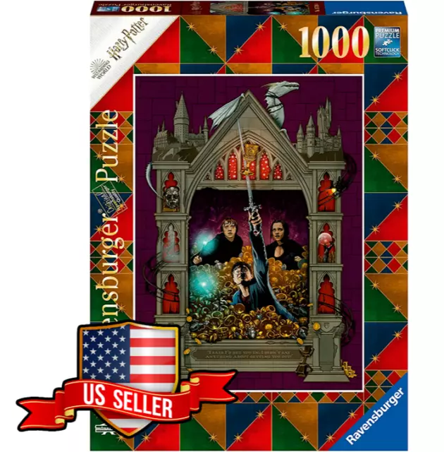 NEW Ravensburger 16749 Harry Potter & The Deathly Hallows Part 2 1000 Pc Puzzle
